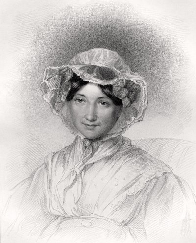 Frances Trollope, graveret af W. Holl, fra 