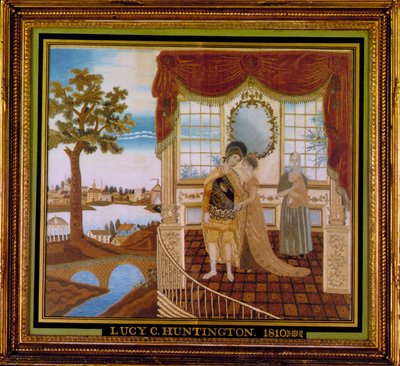 Hector tager afsked med sin familie, 1810. af Lucy C Huntington
