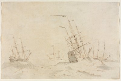 Skibe af Ludolf Backhuysen