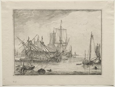 Sendes under reparation af Ludolf Backhuysen