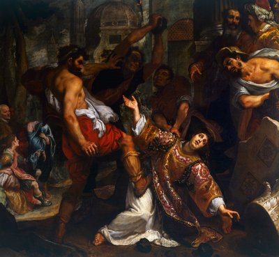 Skt. Stephens martyrium, af Ludovico Cardi kendt som il Cigoli (1559-1613), maleri. af Ludovico Cardi
