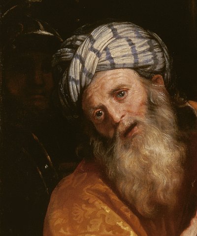 Detalje af Pilatus fra Ecce Homo af Ludovico Cardi Cigoli