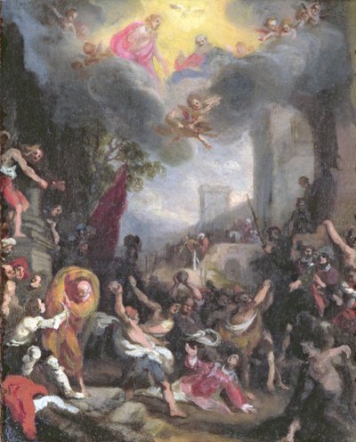 Sankt Stefans martyrium af Ludovico Cardi Cigoli
