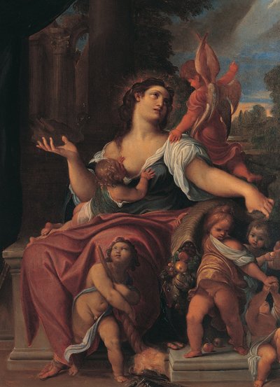 Allegori om forsynet af Ludovico Carracci
