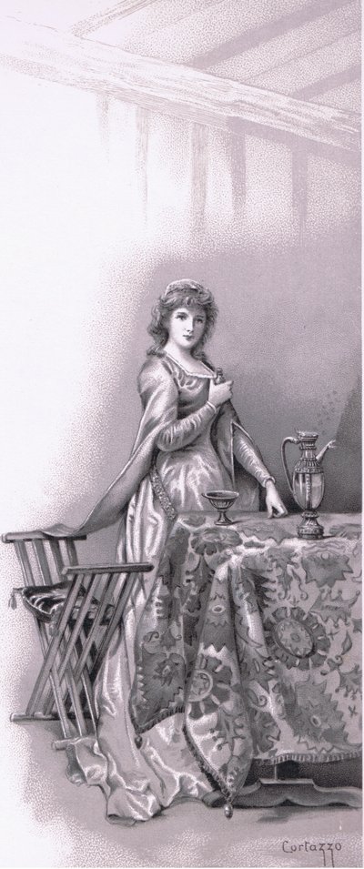 Lady Capulet: Væk Juliet, gå og trim hende op, illustration fra Romeo og Julie, af Ludovico Marchetti