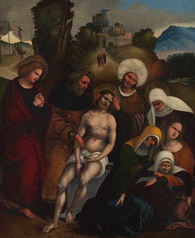 Klagesangen, ca. 1514-16. af Ludovico Mazzolino