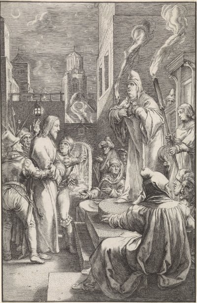 Kristus før Kajfas The Passion (serietitel) af Ludovicus Siceram