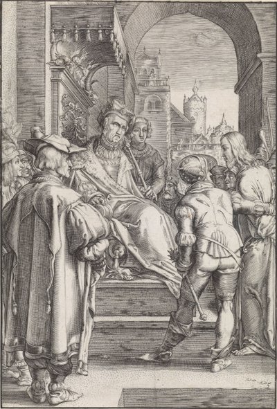 Kristus før Pilatus The Passion (serietitel) af Ludovicus Siceram