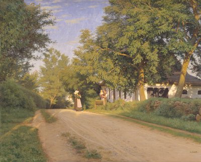 Vej gennem en landsby af Ludvig Kabell