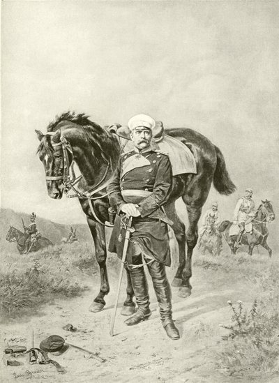 Bismarck før Paris (dybtryk) af Ludwig Braun