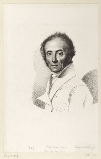 Selvportræt af Ludwig Buchhorn