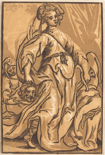 Judith og Holofernes af Ludwig Büsinck after Georges Lallemand