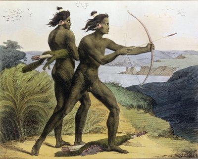 Jagt i San Francisco-bugten, fra "Voyage Pittoresque Autour du Monde", graveret af Jean Augustin Franquelin (1798-1839), udgivet 1822 af Ludwig Choris