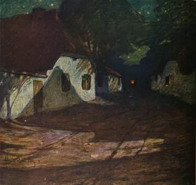 A Moonlight Night, c1900, 1905 af Ludwig Dettmann