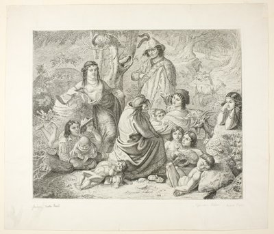 Sigøjnerliv af Ludwig Emil Grimm