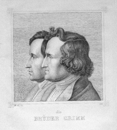 Jacob og Wilhelm Grimm, 1843 af Ludwig Emil Grimm