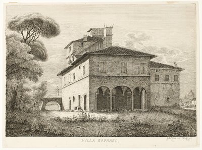 Villa Raphael, Rom af Ludwig Emil Grimm