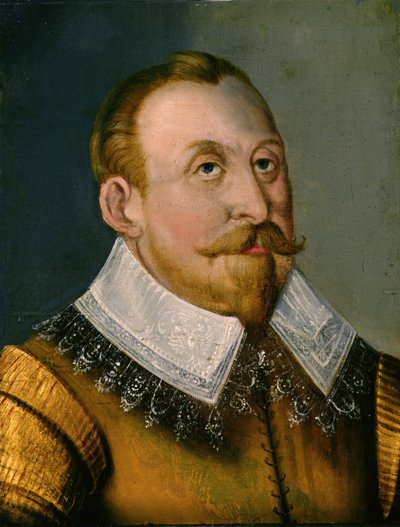 Kong Gustav Adolf Wasa af Sverige af Ludwig Ferdinand Schnorr von Carolsfeld