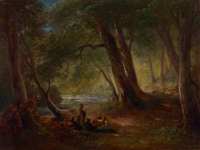 På Würm nær Mühltal af Ludwig Gebhardt