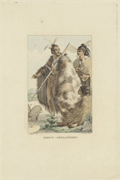 New Zealandere New Zealandere (titel på objekt) af Ludwig Gottlieb Portman