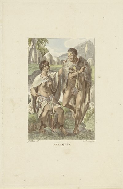Nama i det sydlige Afrika Namaquas (titel på objekt) af Ludwig Gottlieb Portman