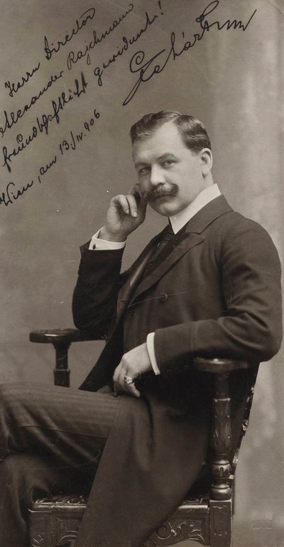 Portræt af komponisten Franz Lehár 1870-1948, 1906. af Ludwig Gutmann