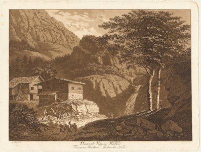 Ikke langt fra Visp i Valais / Thomas Platters fødested af Ludwig Hess