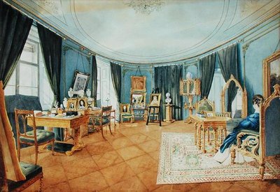 Et kunstnerværelse i Wien af Ludwig Hild