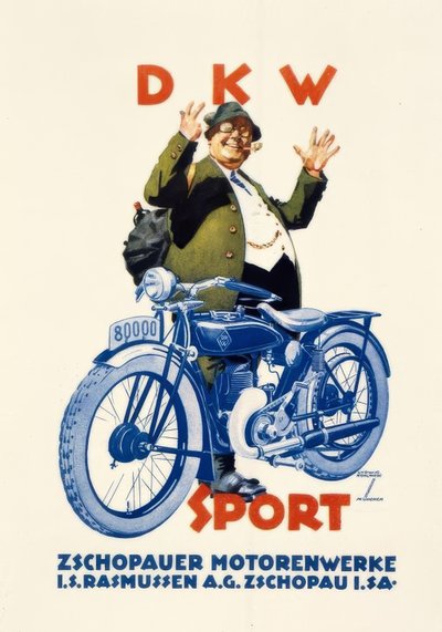 DKW SPORT af Ludwig Hohlwein