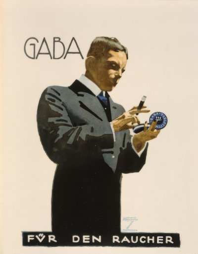 Gaba / Til rygeren af Ludwig Hohlwein