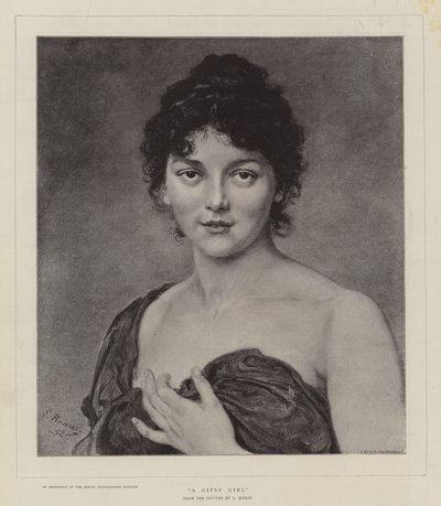 En sigøjnerpige af Ludwig Knaus