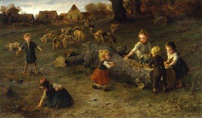 Muddertærter, 1873 af Ludwig Knaus