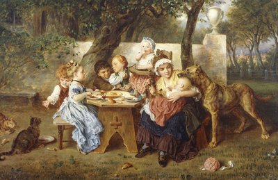 Fødselsdagsfesten, af Ludwig Knaus