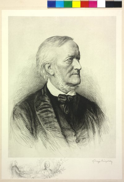 Richard Wagner af Ludwig Michalek