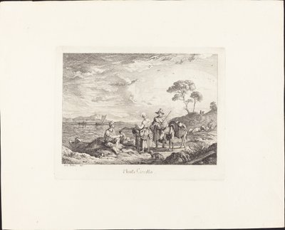 Mount Circello af Ludwig Richter