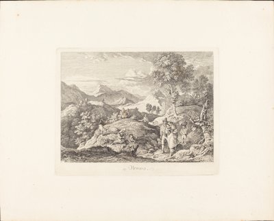Olevano af Ludwig Richter