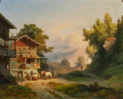 Ludwig Schusters middagshvil 1852 af Ludwig Schuster