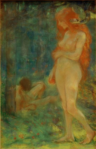 Adam og Eva af Ludwig von Hofmann