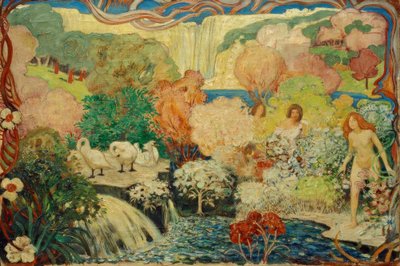 Blomstre magi af Ludwig von Hofmann