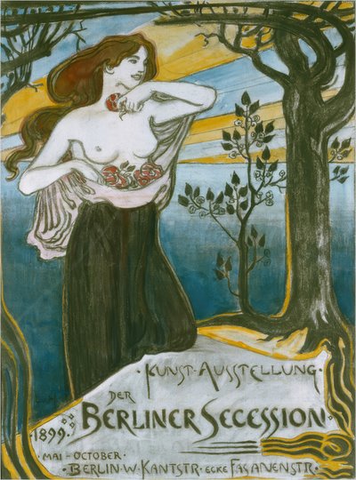 L. v. Hofmann, plakat for Berliner Secession af Ludwig von Hofmann