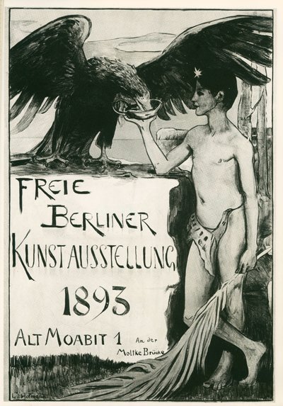 Ludwig von Hofmann: Gratis kunstudstilling i Berlin ... (litografi) af Ludwig von Hofmann