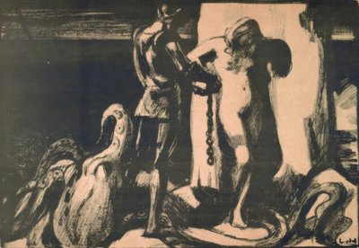 Perseus befrier Andromeda af Ludwig von Hofmann