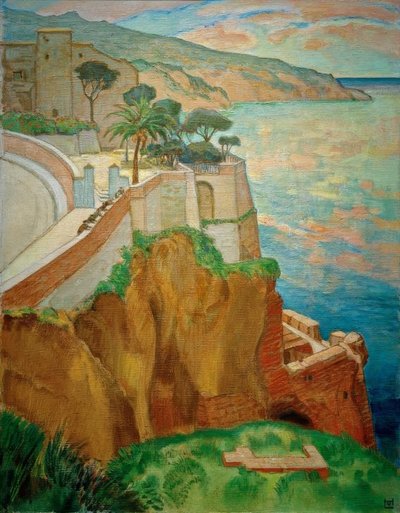 Sorrento kyst af Ludwig von Hofmann
