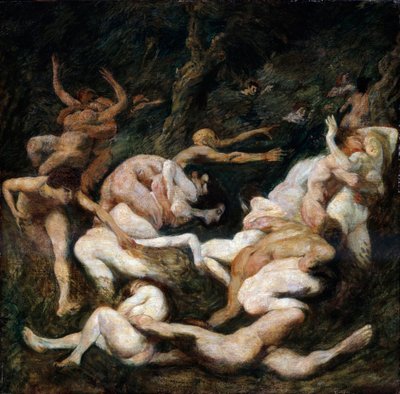 Kvinders bortførelse, det 20. århundrede. af Ludwig von Hofmann