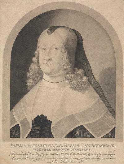Amelia Elisabetha, landgravine af Hessen af Ludwig von Siegen