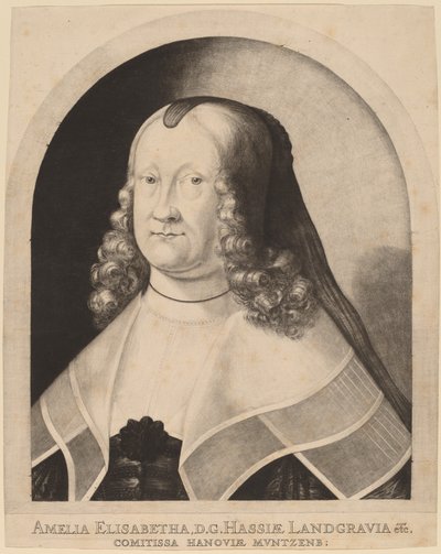 Amelia Elizabeth, grevinde af Hessen af Ludwig von Siegen