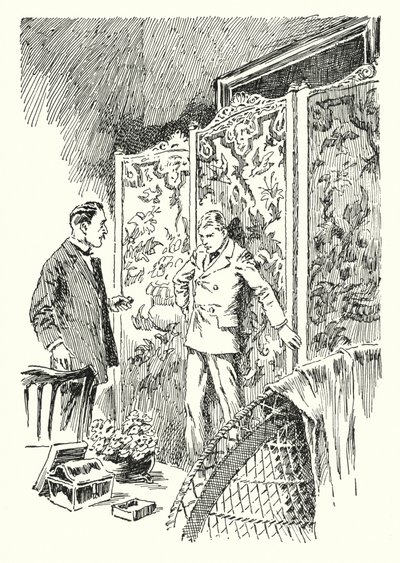 Illustration til The Picture of Dorian Gray af Oscar Wilde (litho) af Lui Trugo