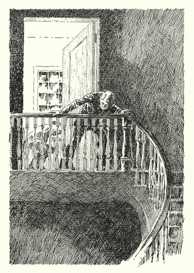Illustration til The Picture of Dorian Gray af Oscar Wilde (litho) af Lui Trugo