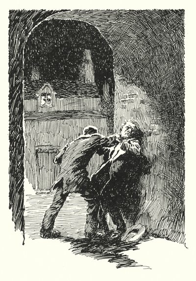 Illustration til The Picture of Dorian Gray af Oscar Wilde (litho) af Lui Trugo