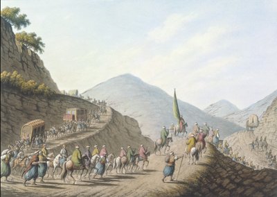 Balkanbjerget, tallerken 2, pub. af William Watts af Luigi (after) Mayer
